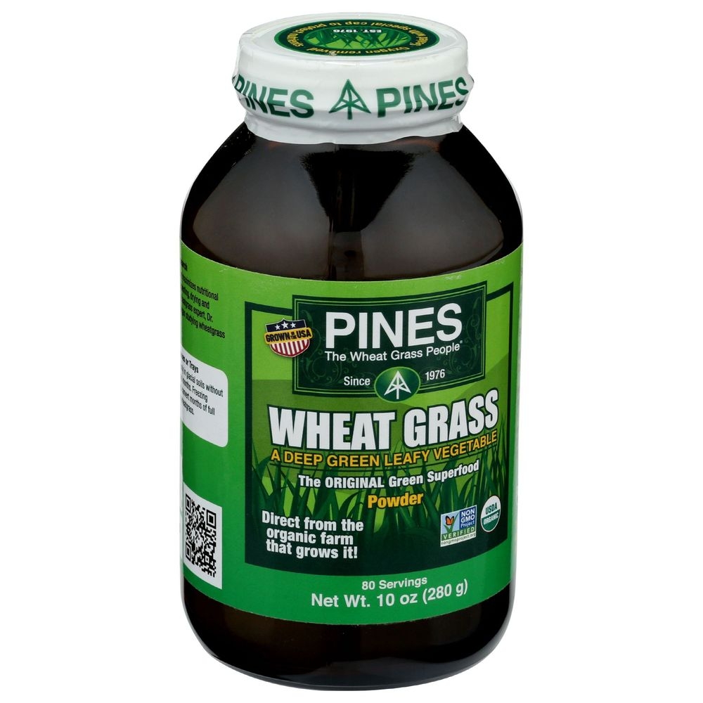 Pines Organic Wheat Grass Powder, 10 Ounce