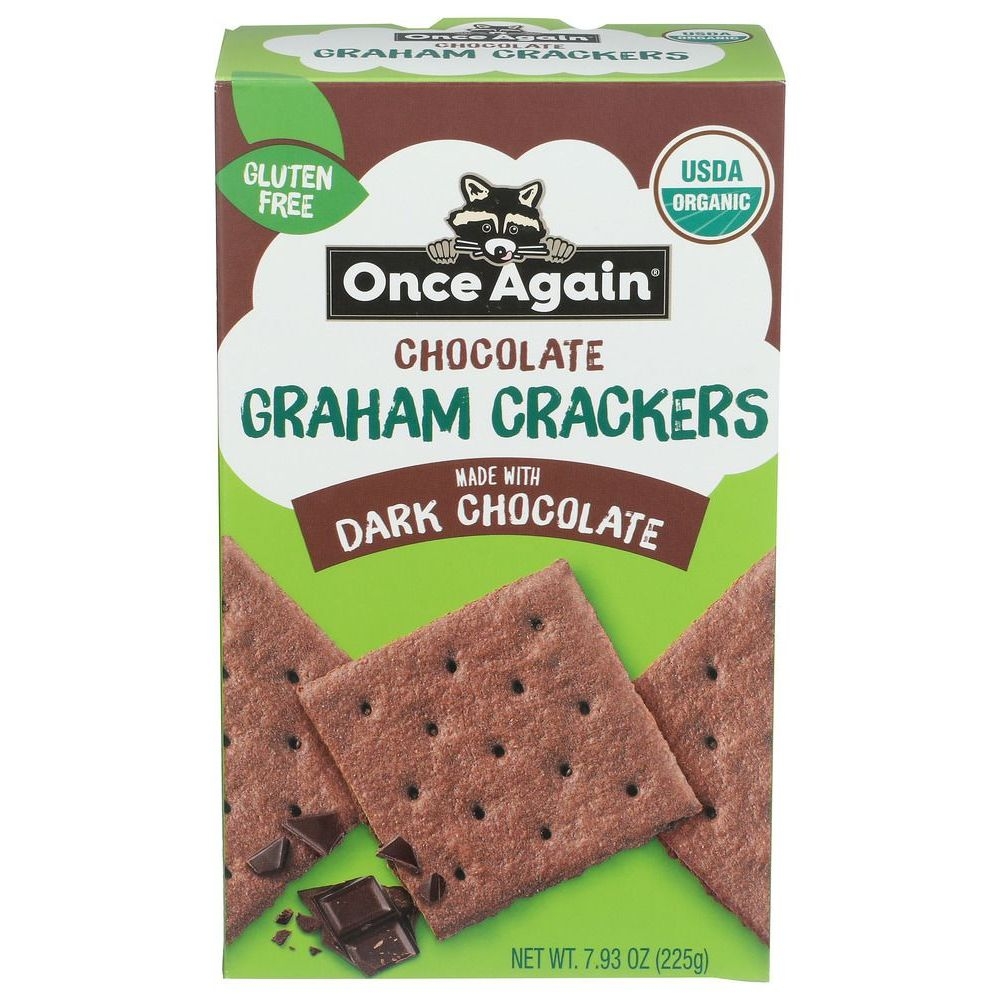 Once Again Dark Chocolate Graham Cracker, 7.93 Ounce -- 6 per case