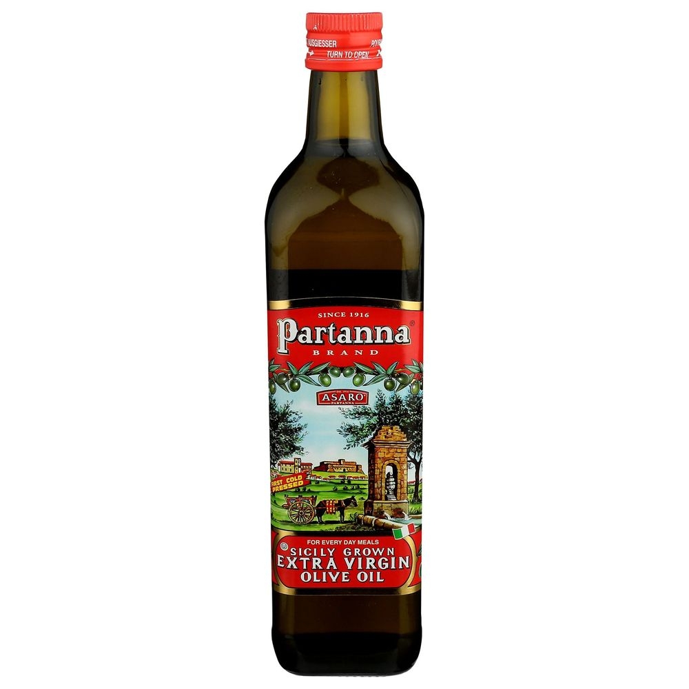 Partanna Extra Virgin Olive Oil, 750 Milliliter -- 4 per case