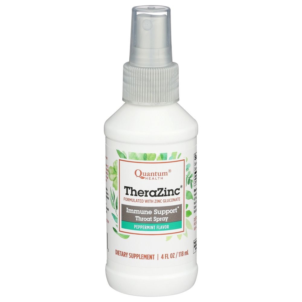Quantum Health TheraZinc Echinacea and Elderberry Oral Spray, 4 Ounce