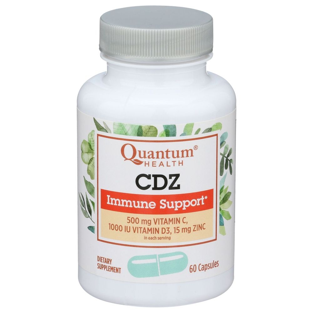 Quantum Health Cdz Immune Support Vitamin Capsules, 60 count