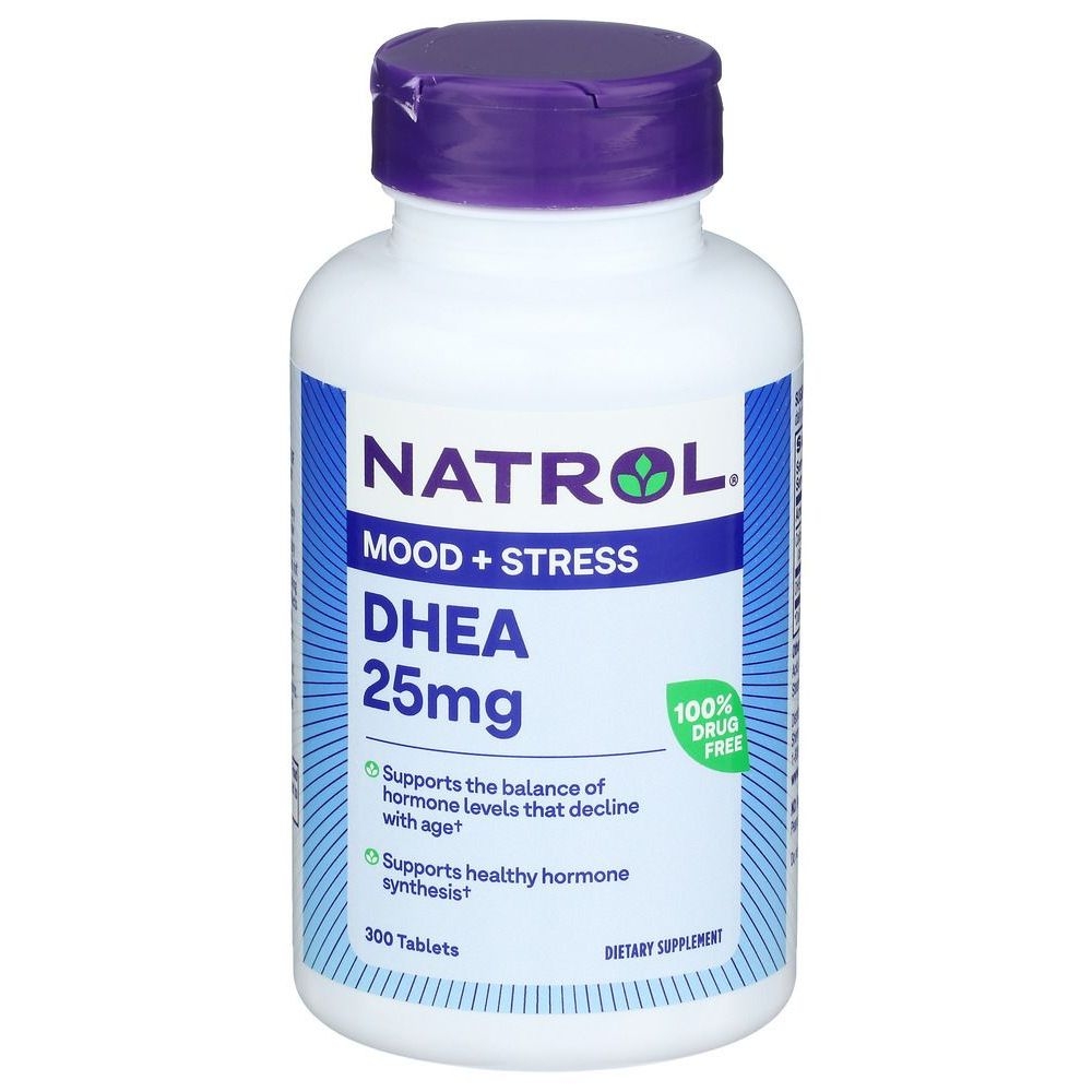 Natrol Dhea 25 mg Mood and Stress Tablets, 300 count