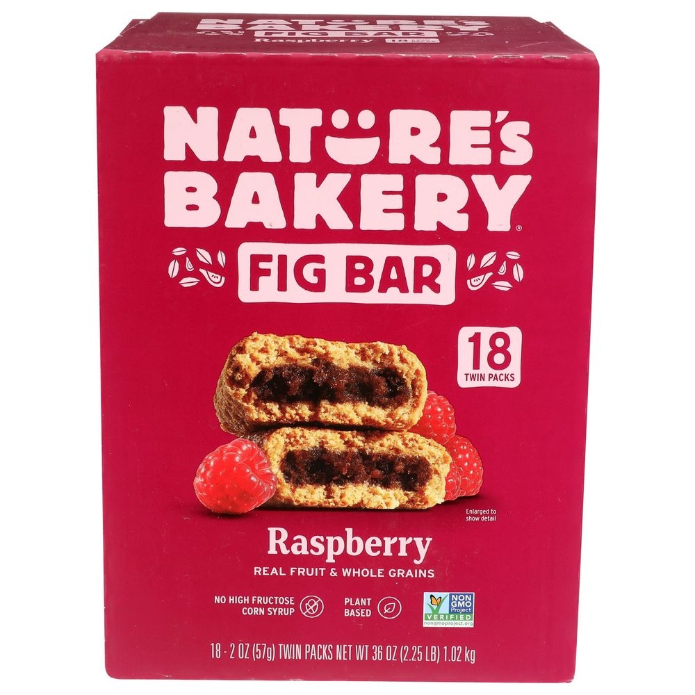 Natures Bakery Raspberry Fig Bar, 2 Ounce -- 108 per case