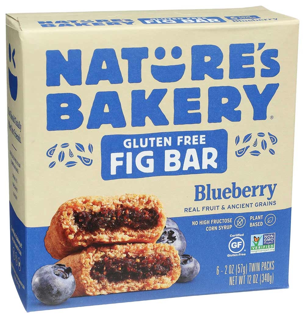 Natures Bakery Gluten Free Blueberry Fig Bar, 6 count per pack -- 6 per case