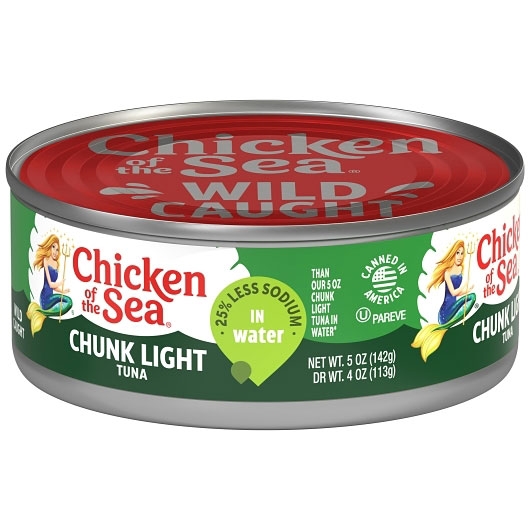 Chicken Of The Sea Yellowfin Chunk Light Tuna in Water, 5 Ounce -- 24 per case.