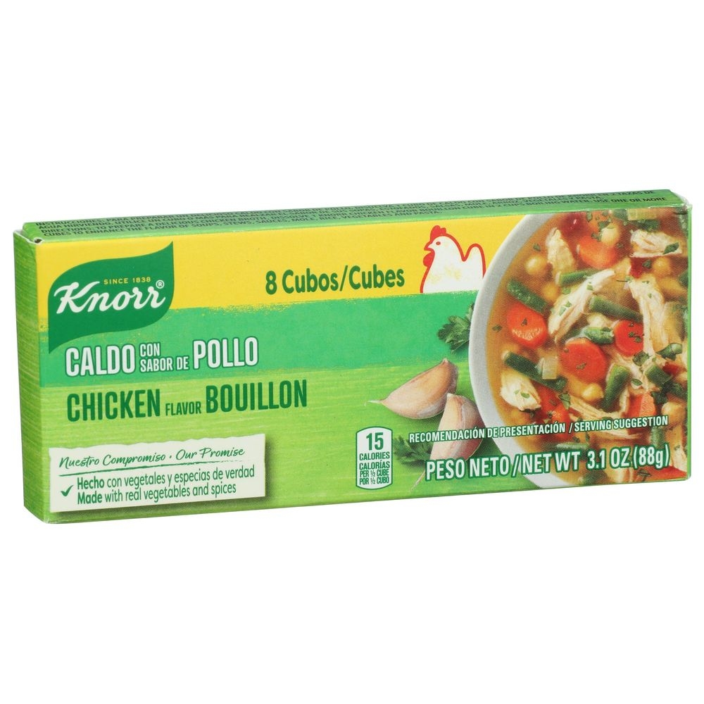 Knorr Chicken Flavor Bouillon Cubes, 3.1 Ounce -- 24 per case