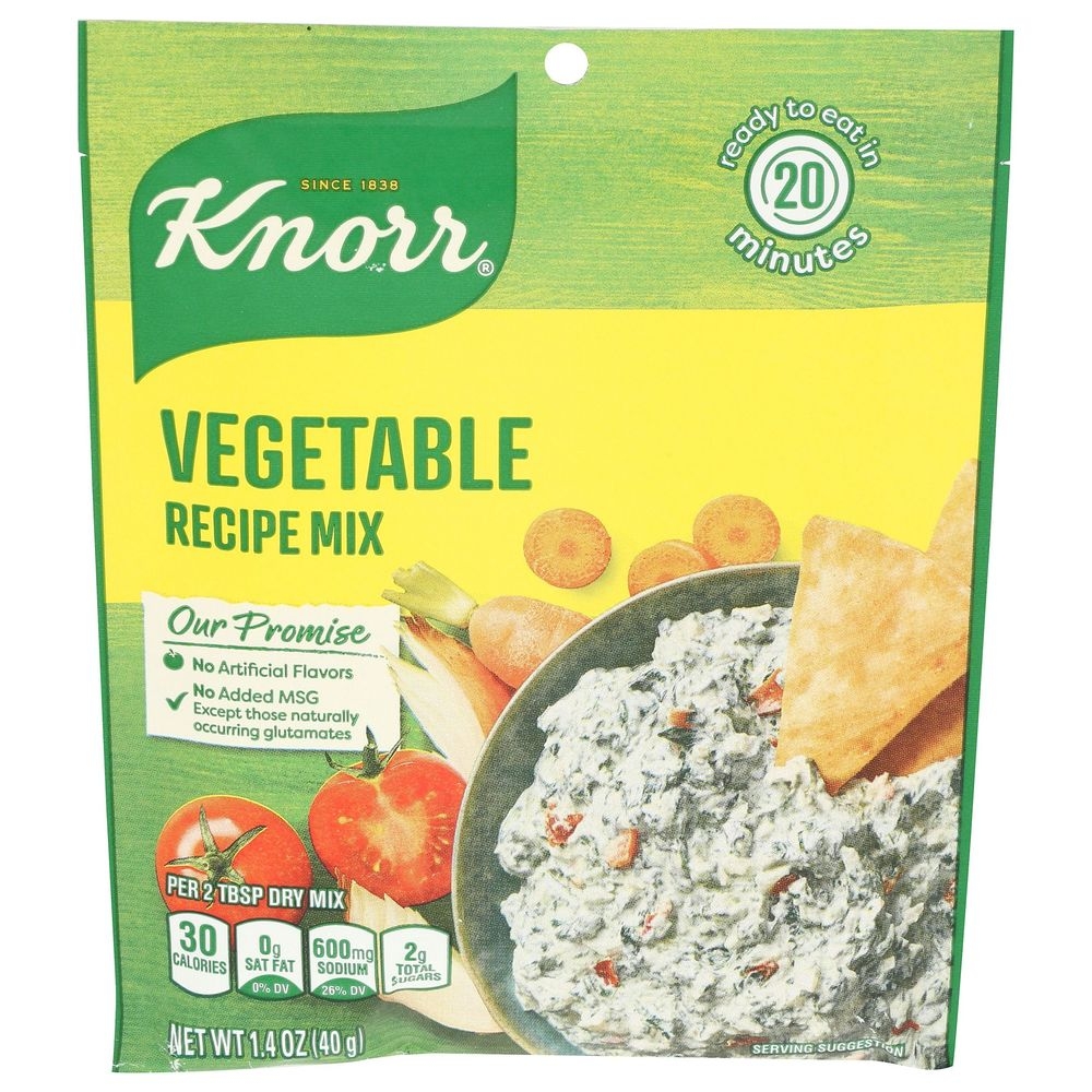 Knorr Vegetable Recipe Mix, 1.4 Ounce -- 12 per case