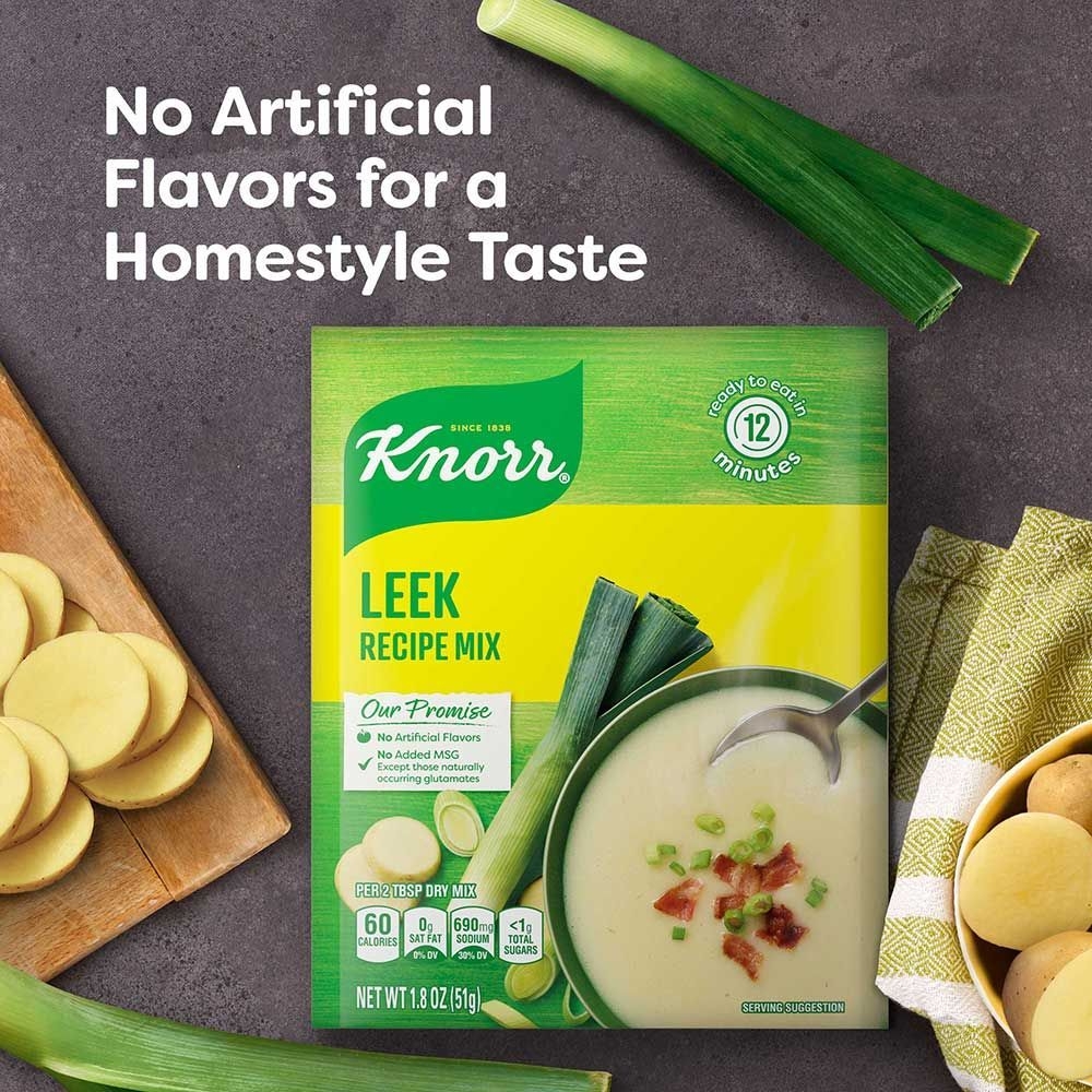 Knorr Leek Soup Mix and Recipe Mix, 1.8 Ounce -- 12 per case