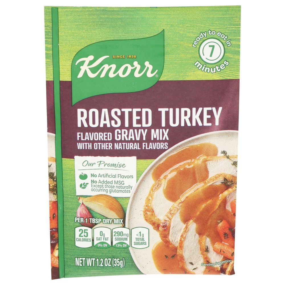 Knorr Roasted Turkey Gravy Mix, 1.2 Ounce -- 24 per case