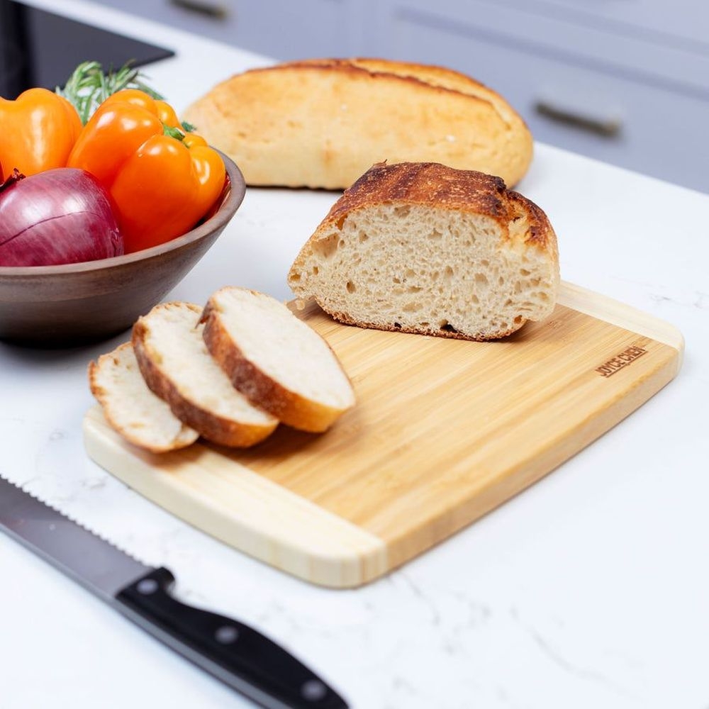 Joyce Chen Large Burnished Bamboo Cutting Board, 10 x 15 inch