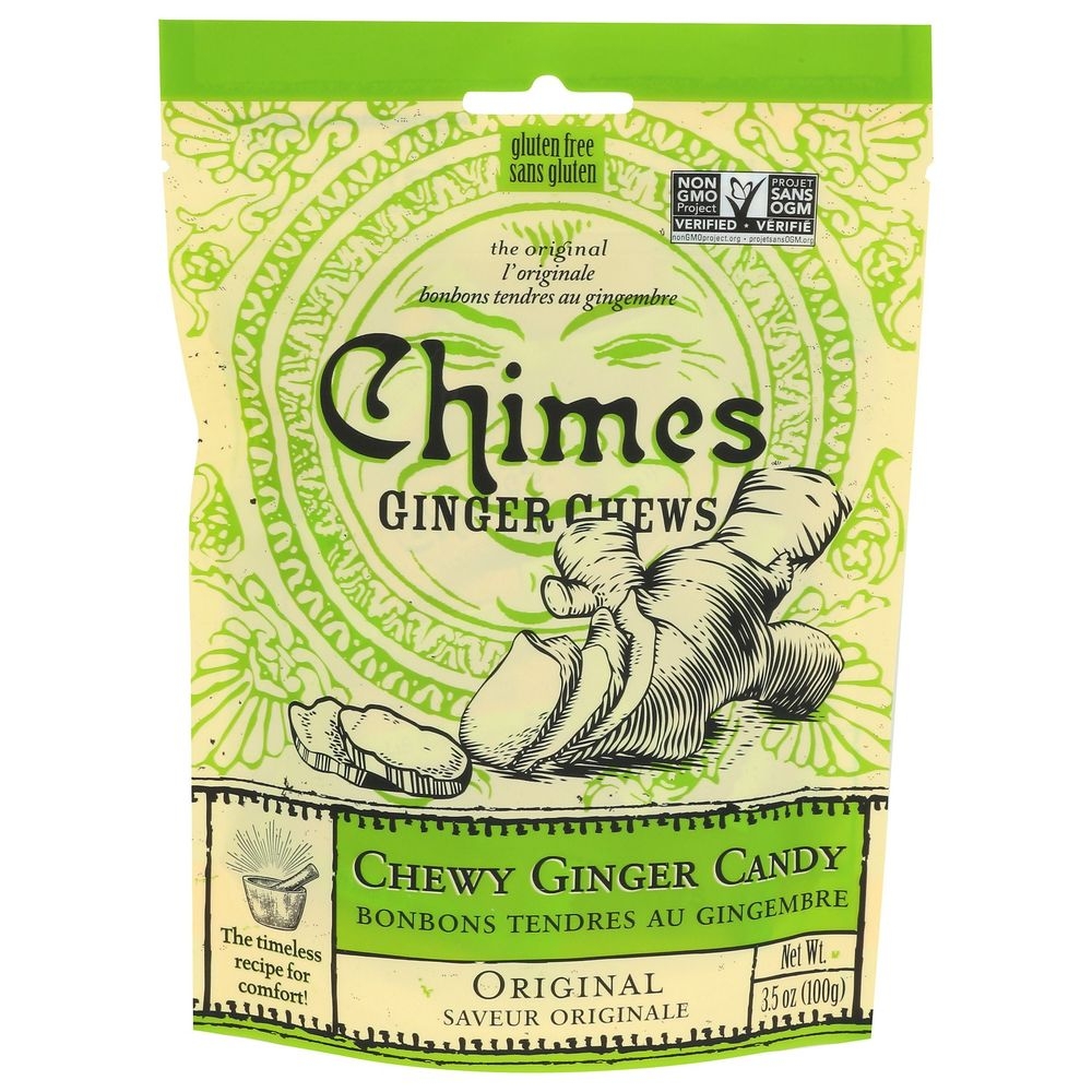 Chimes Original Ginger Chews, 3.5 Ounce -- 12 per case