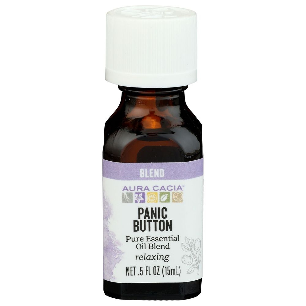 Aura Cacia Panic Button Essential Oil, 0.5 Ounce
