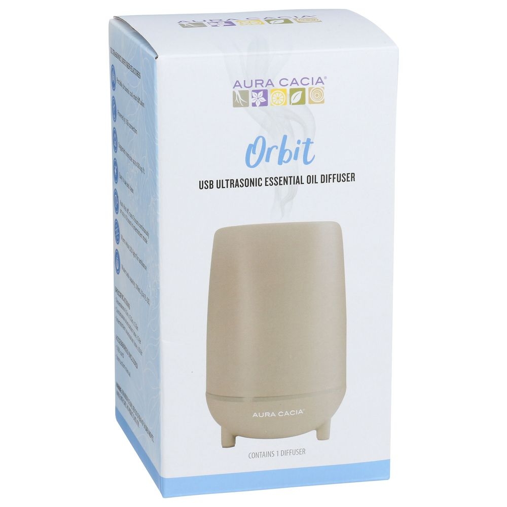Aura Cacia Orbit USB Ultrasonic Essential Oil Diffuser
