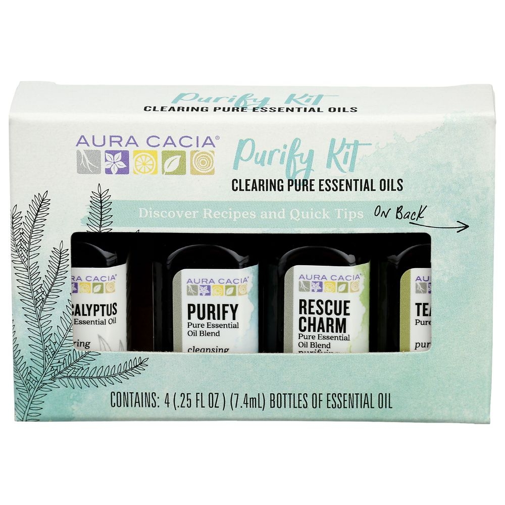 Aura Cacia Purify Essential Oil Kit