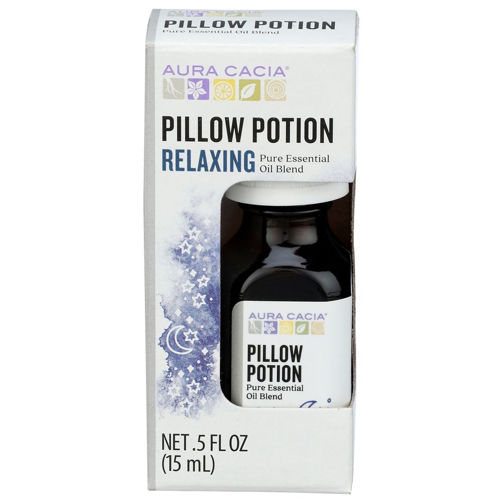 Aura Cacia Pillow Potion Essential Oil Blend - Boxed, 0.5 Ounce