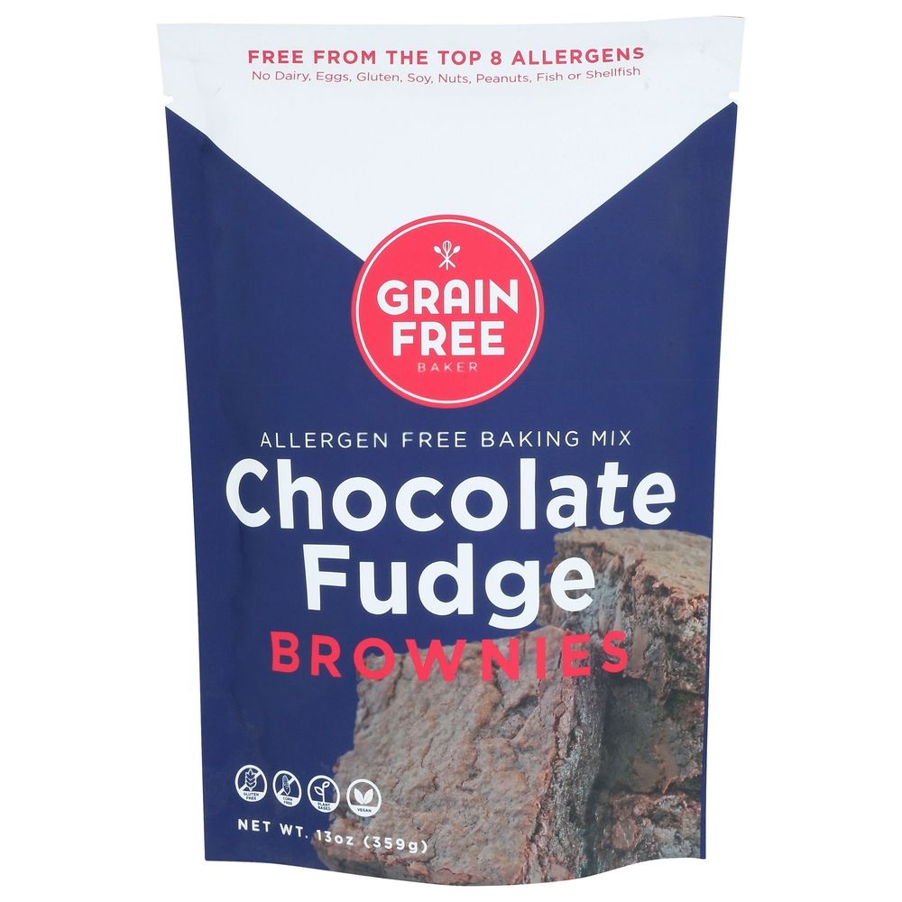 Grain Free Baker Chocolate Fudge Brownie Mix, 13 Ounce -- 6 per case