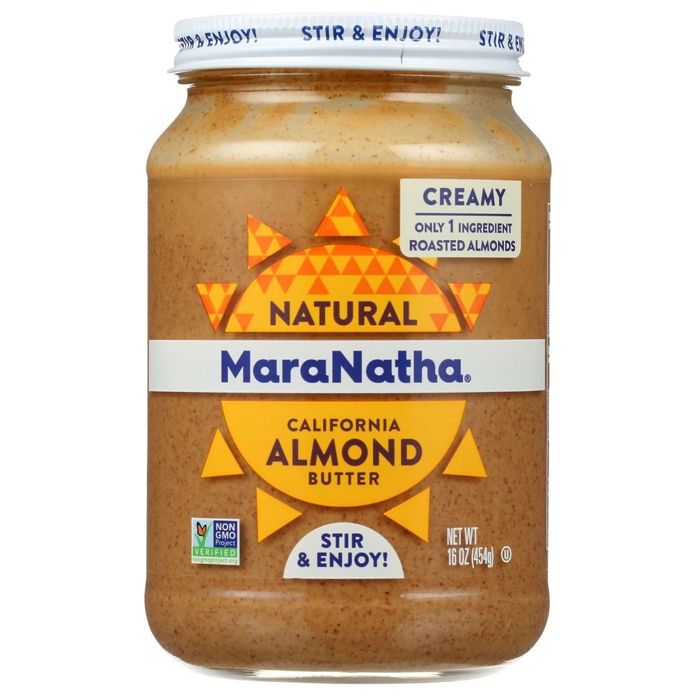 Maranatha Roasted Creamy Almond Butter, 16 Ounce -- 6 per case
