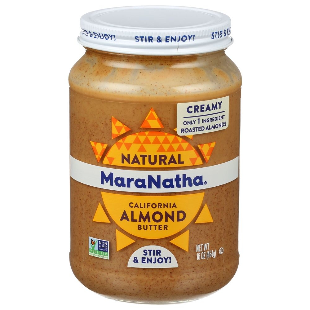 Maranatha Roasted Creamy Almond Butter, 16 Ounce -- 6 per case