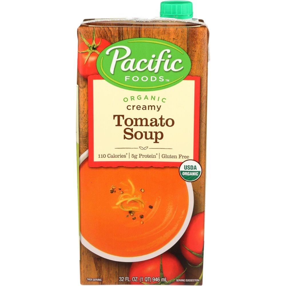 Pacific Foods Organic Creamy Tomato Soup, 32 Ounce -- 12 per case