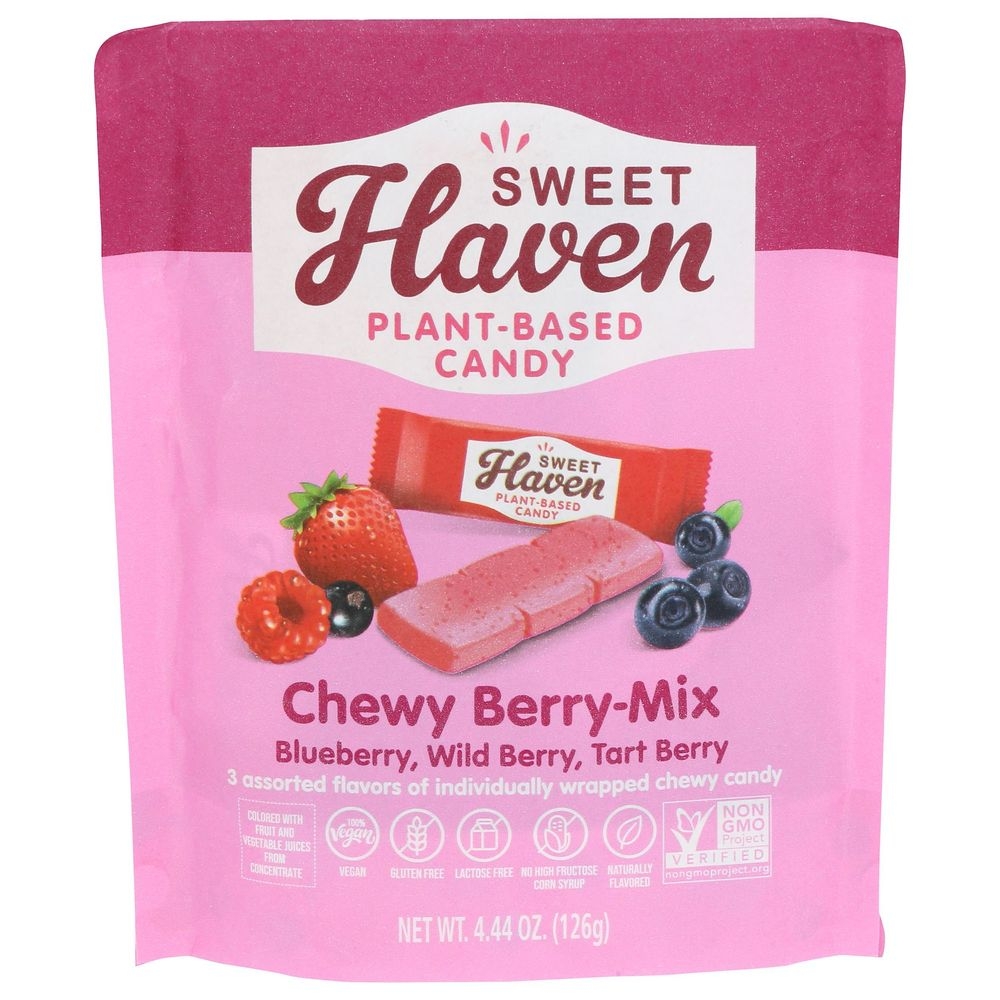 Sweet Haven Chewy Berry Mix Candy, 4.4 Ounce Pouch -- 6 per case