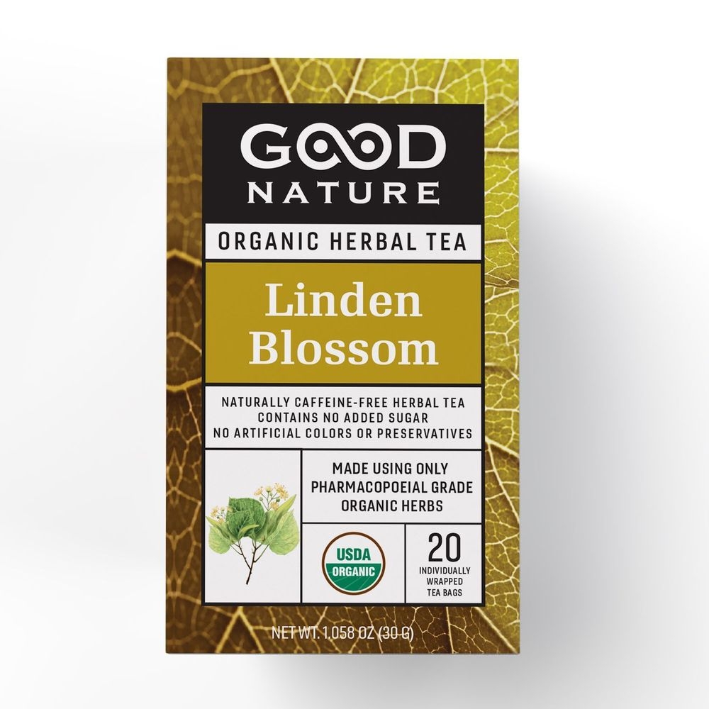 Good Nature Linden Blossom Tea, 20 tea bags -- 6 per case