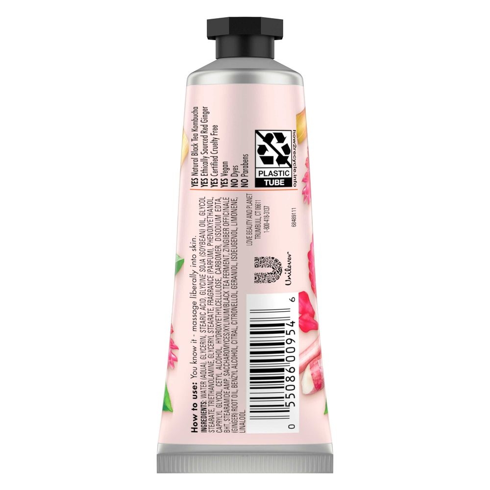 Love Beauty and Planet Black Tea Kombucha and Red Ginger Hand Lotion, 1 Ounce -- 24 per case