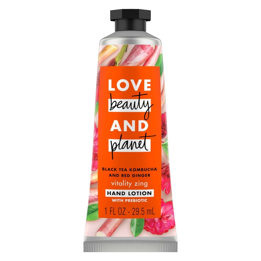 Love Beauty and Planet Black Tea Kombucha and Red Ginger Hand Lotion, 1 Ounce -- 24 per case