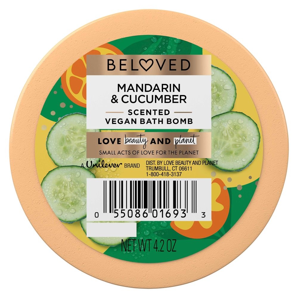 Love Beauty and Planet Mandarin and Cucumber Bath Bomb, 4.2 Ounce -- 6 per case