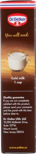 Dr Oetker Supreme Milk Chocolate Instant Mousse Mix, 3.1 Ounce -- 12 per case