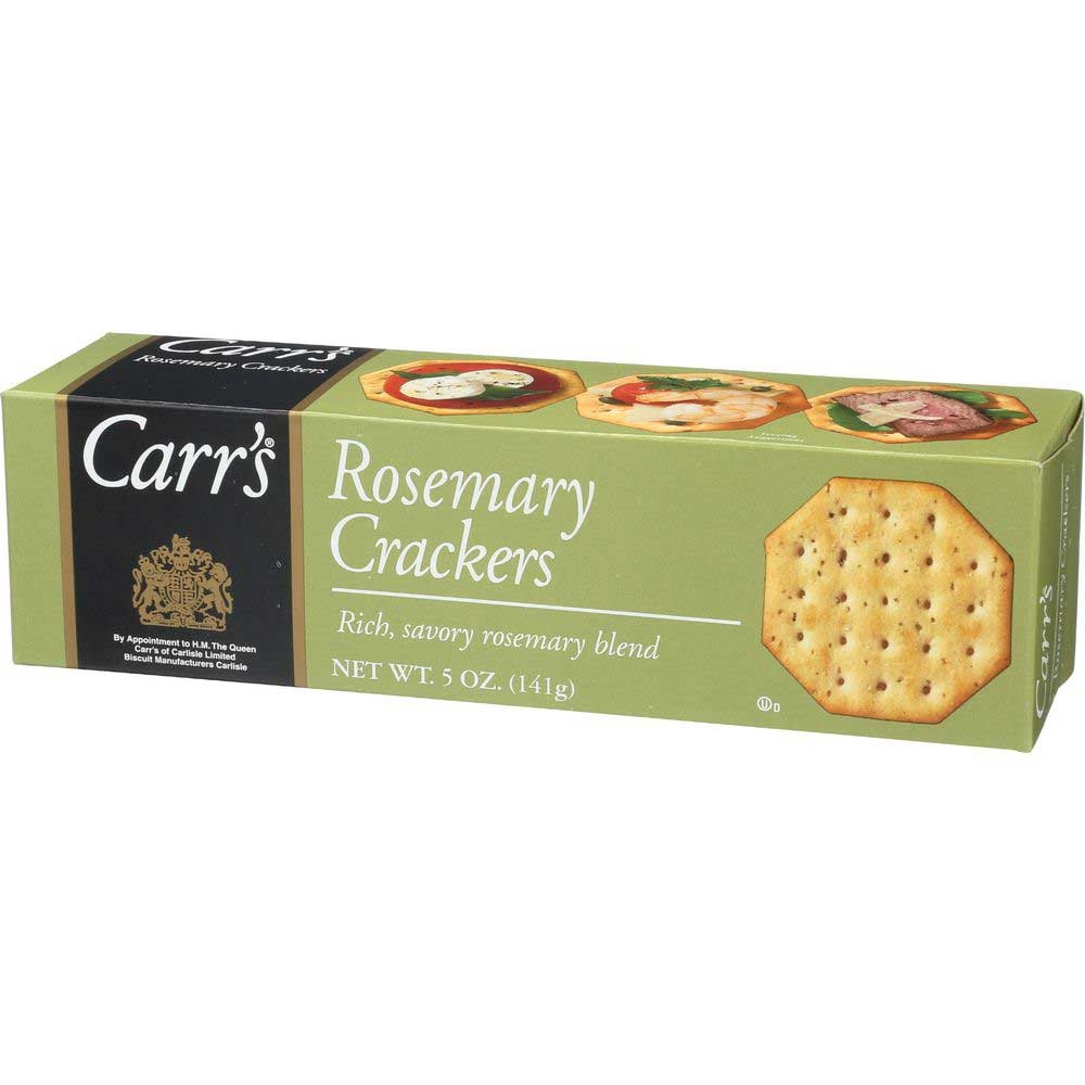 Carrs Rosemary Cracker, 5 Ounce -- 12 per case.