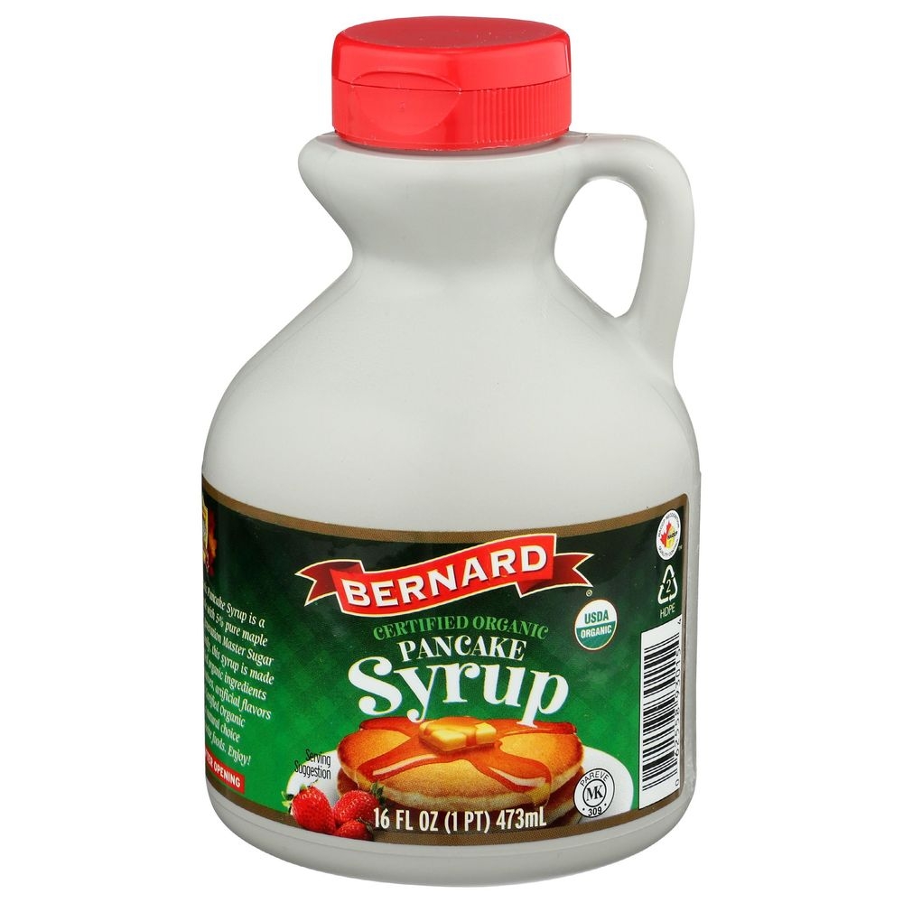 Bernard Organic Pancake Syrup, 16 Fluid Ounce -- 6 per case