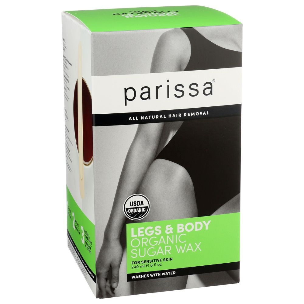 Parissa Organic Hair Removal Sugar Wax, 8 Fluid Ounce