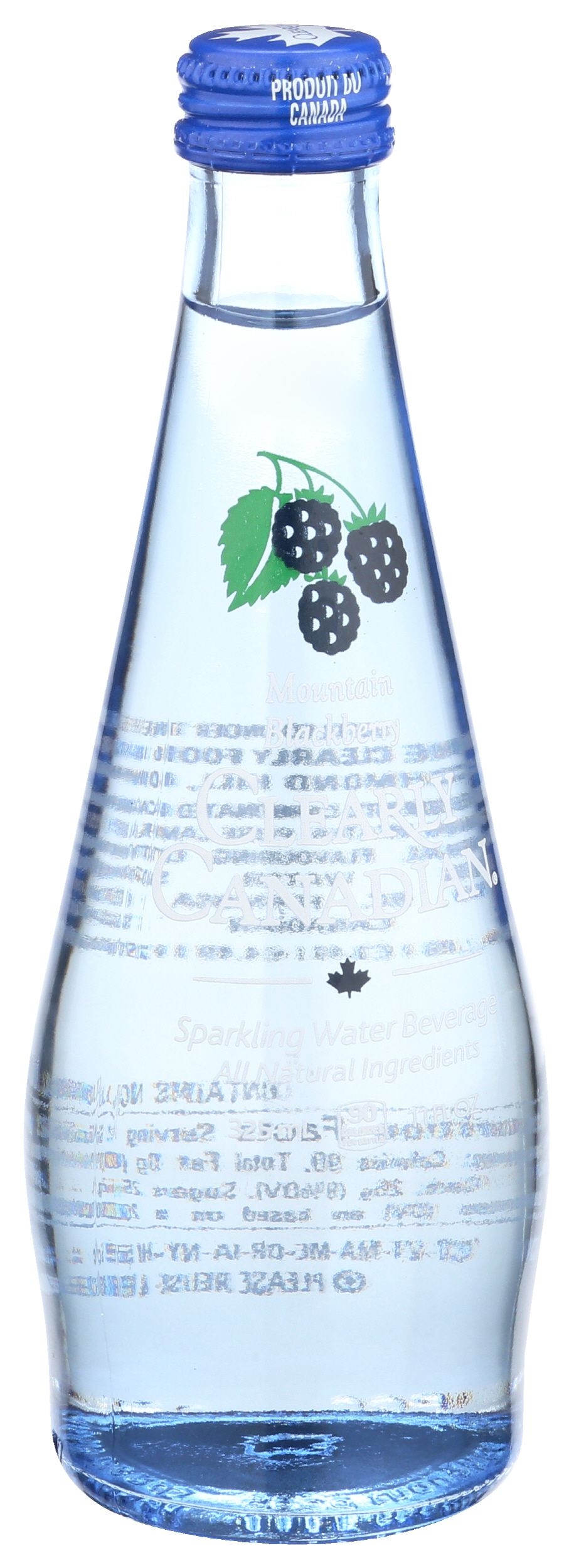 Clearly Canadian Mountain Blackberry Sparkling Water, 11 Fluid Ounce -- 12 per case