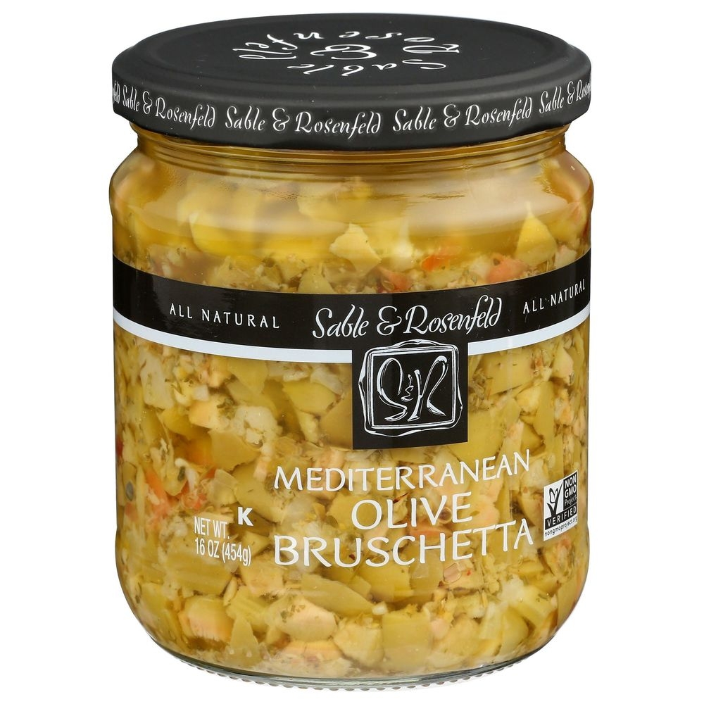 Sable and Rosenfeld Mediterranean Olive Bruschetta Topping, 16 Ounce -- 6 per case