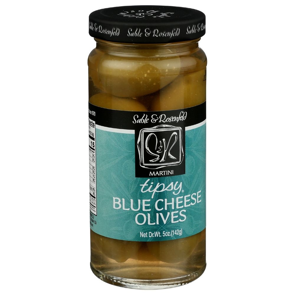 Sable and Rosenfeld Tipsy Blue Cheese Olives, 5 Ounce -- 6 per case