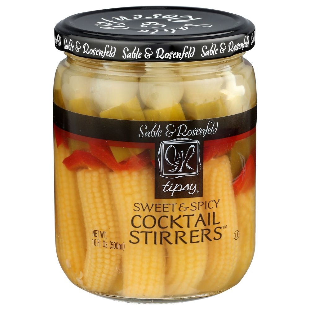 Sable and Rosenfeld Tipsy Sweet and Spicy Cocktail Stirrers, 16 Ounce -- 6 per case