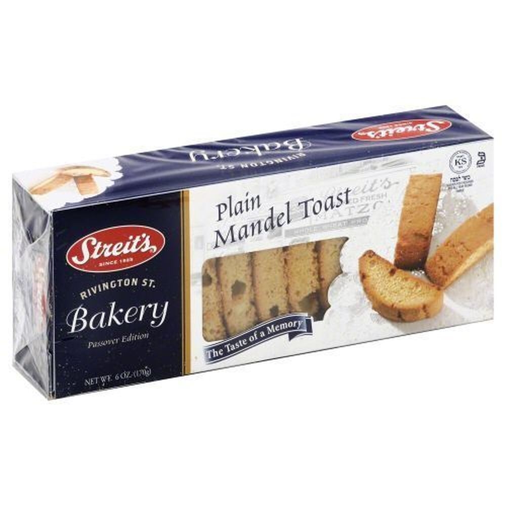 Streits Plain Mandel Loaf, 6 Ounce -- 12 per case