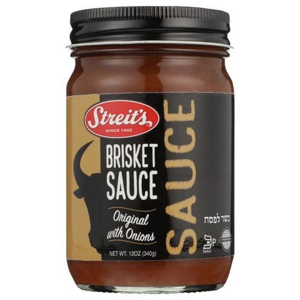 Streits Original with Onion Brisket Sauce, 12 Ounce -- 6 per case
