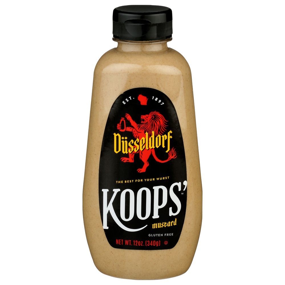 Koops Dusseldorf Mustard, 12 Ounce -- 12 per case