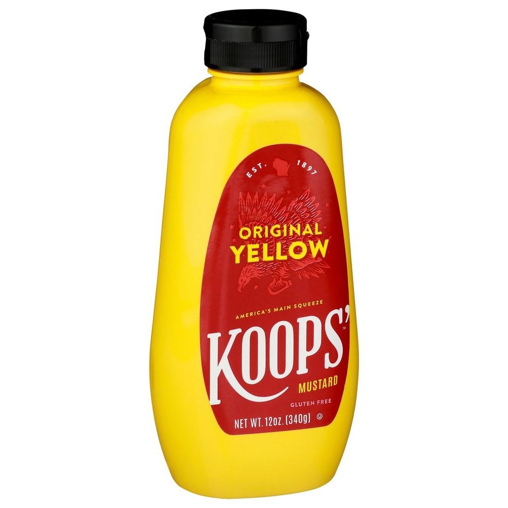 Koops Original Yellow Mustard, 12 Ounce -- 12 per case
