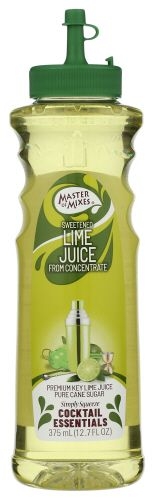 Master Of Mixes Cocktail Essentials Lime Juice, 375 Milliliter -- 6 per case