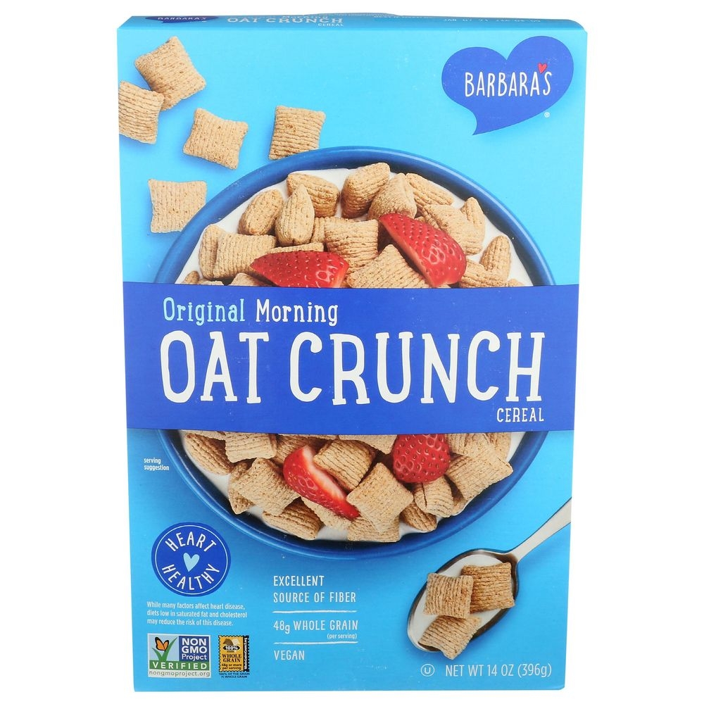 Barbaras Bakery Original Morning Oat Crunch Cereal, 14 Ounce -- 12 per case