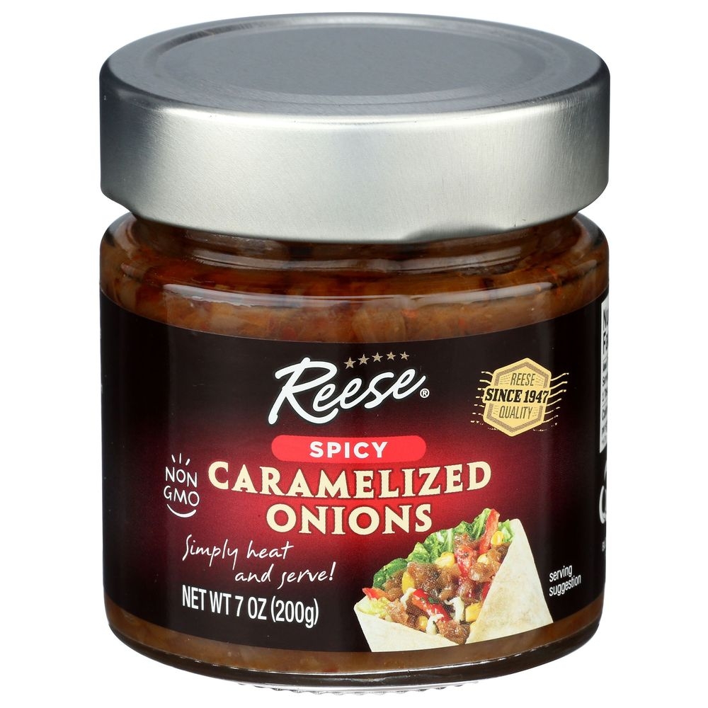 Reese Spicy Caramelized Onions, 7 Ounce -- 6 per case