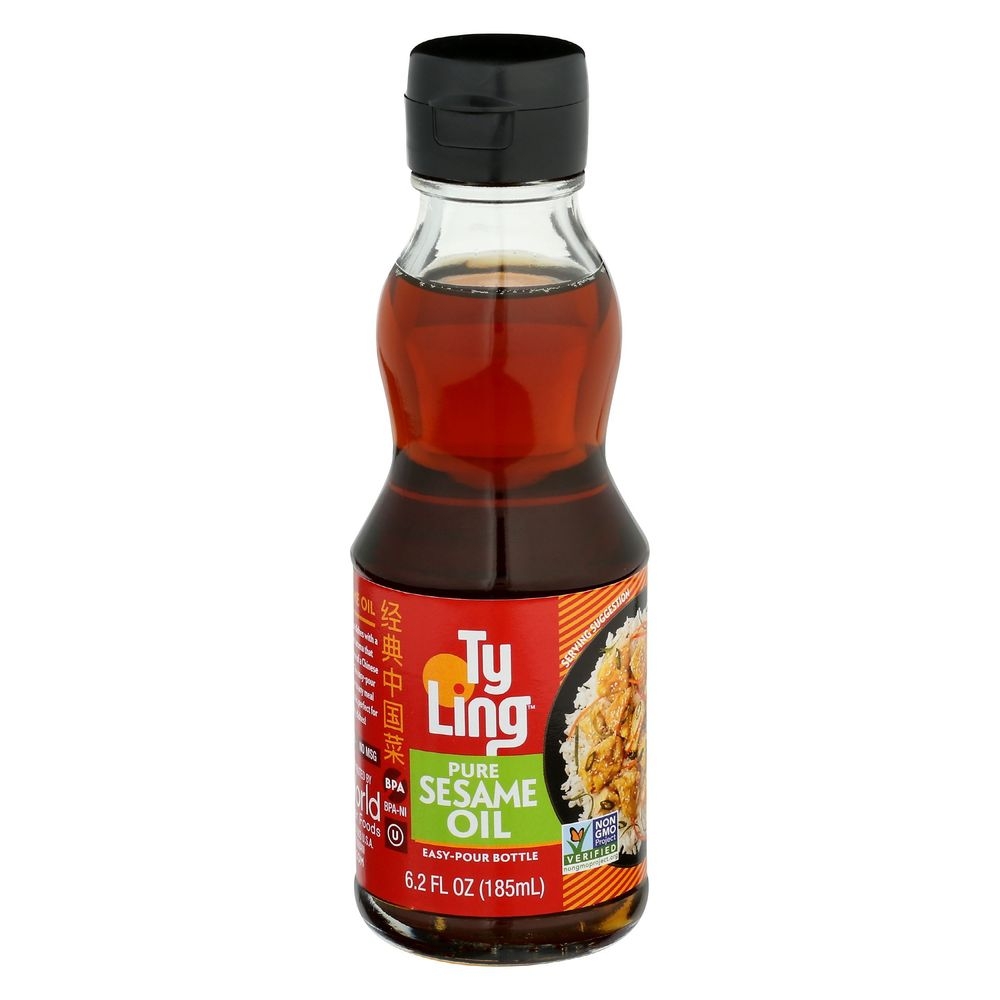 Ty Ling Pure Sesame Oil, 6.2 Fluid Ounce -- 12 per case