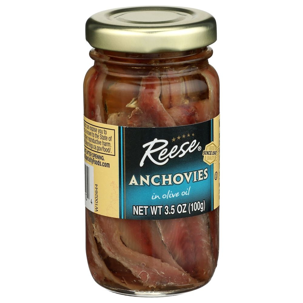 Reese Anchovies in Olive Oil, 3.5 Ounce -- 12 per case