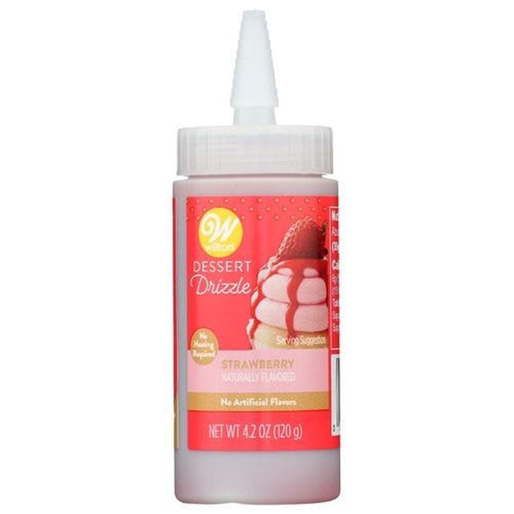 Wilton Strawberry Dessert Drizzle, 4.2 Ounce -- 6 per case