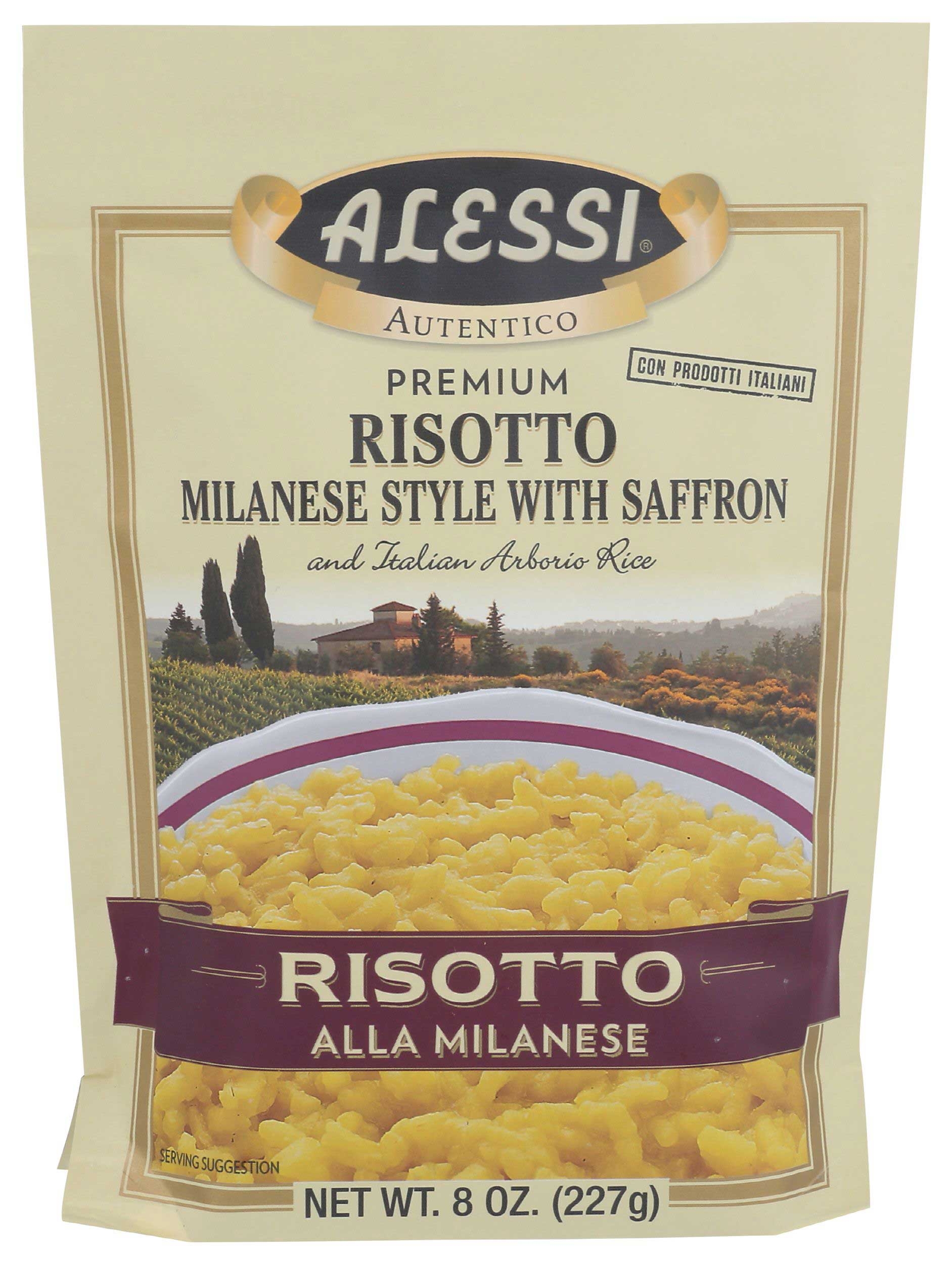 Alessi Milanese Style Risotto with Saffron, 8 Ounce -- 6 per case