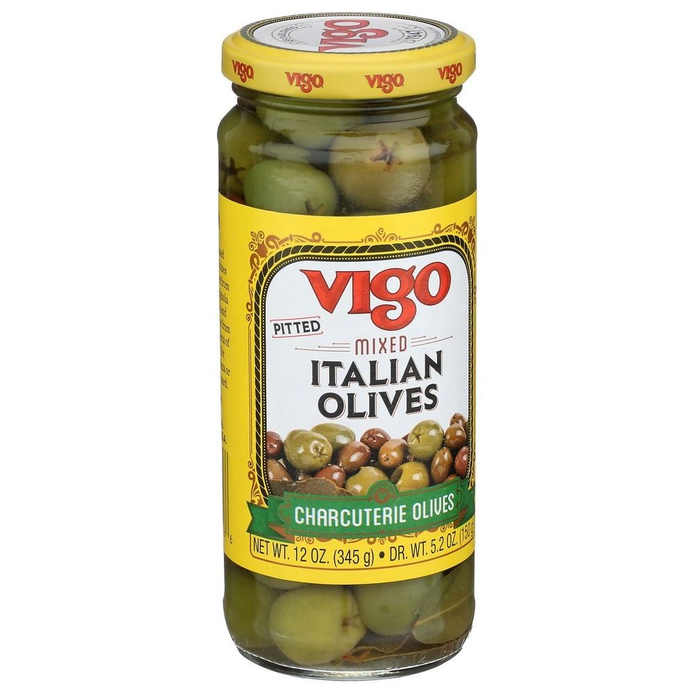 Vigo Charcuterie Mixed Italian Olives, 5.2 Ounce -- 6 per case