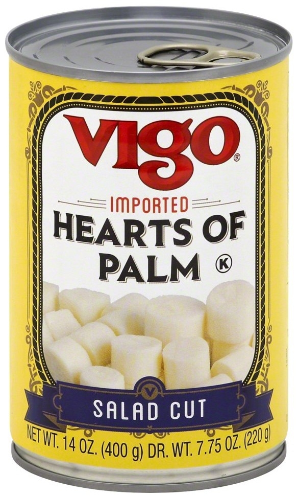 Vigo Salad Cut Hearts of Palm, 14 Ounce -- 12 per case