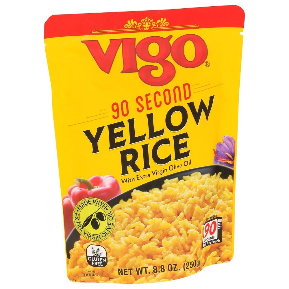 Vigo 90 Second Yellow Rice, 8.8 Ounce -- 12 per case